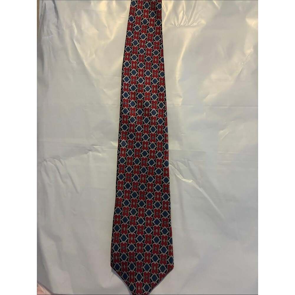 Geoffrey Beene Men's Red and Blue Scarf-wraps